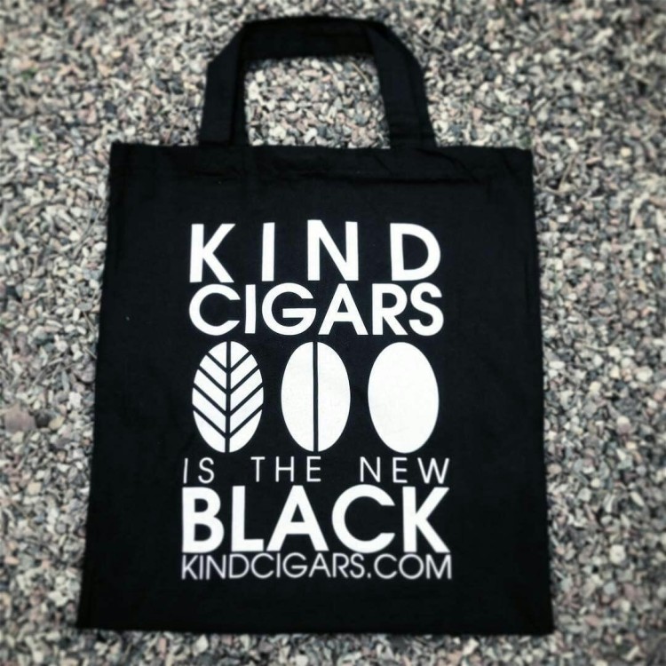 Kind Cigars cotton bag - short handles
