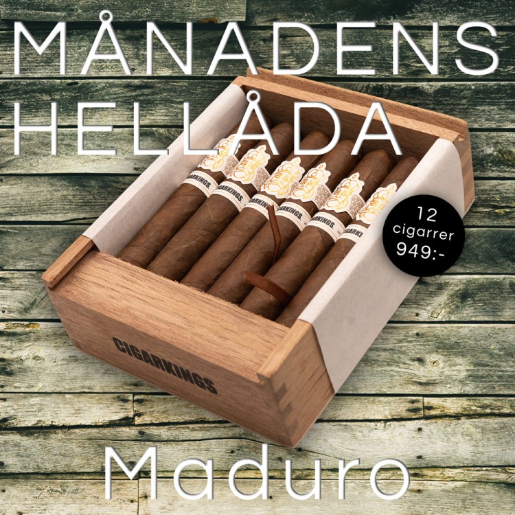 MÅNADENS HELLÅDA MAJ - CigarKings Nicaragua Maduro Robusto 12p