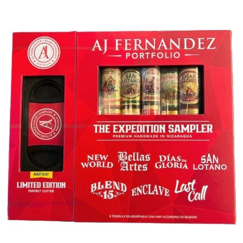AJ Fernandez Premium Expedition Sampler inklusive klippare