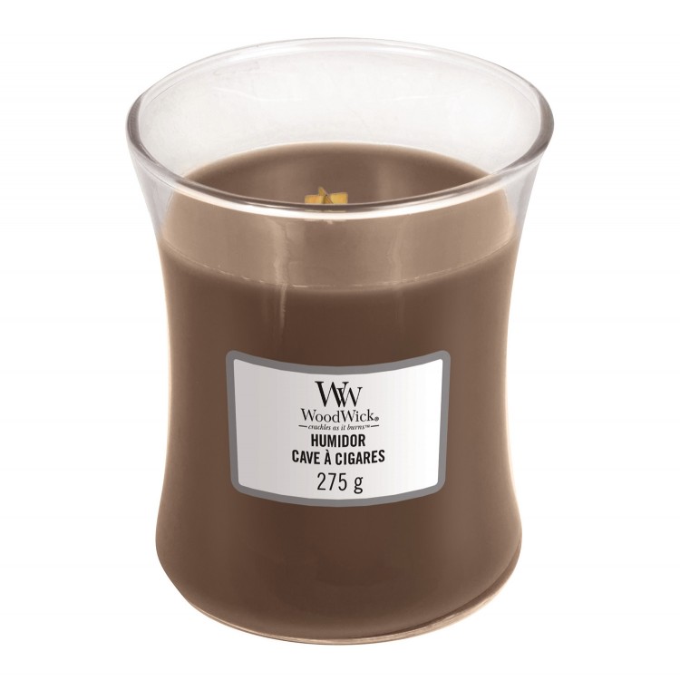 WoodWick scented candle medium - Humidor
